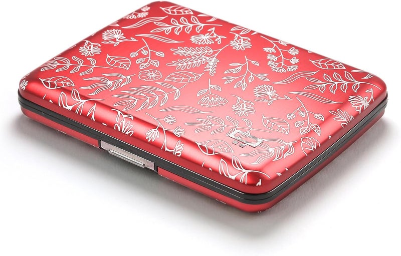 ÖGON -DESIGNS- Aluminum wallet, Large capacity with metal lock, RFID Protection against fraud and demagnetization, Smart Case OSLO Large model - Image 2